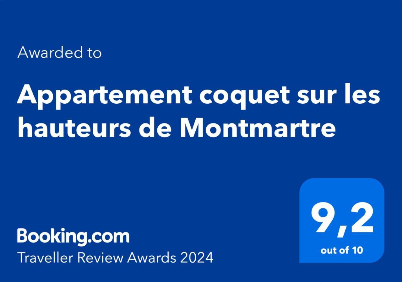 Appartement Coquet Sur Les Hauteurs De Montmartre Parijs Buitenkant foto